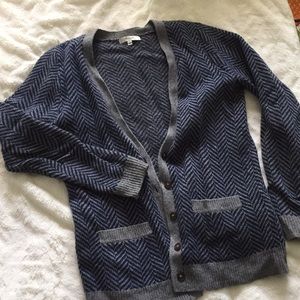 Madewell chevron cardigan